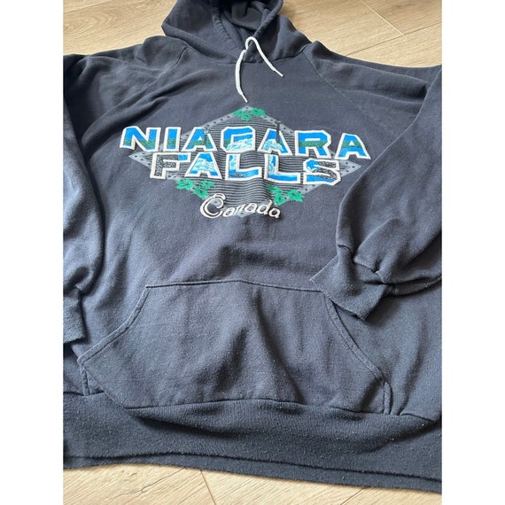 Vintage Niagara Falls Canada Black Unisex Hoodie … - image 3