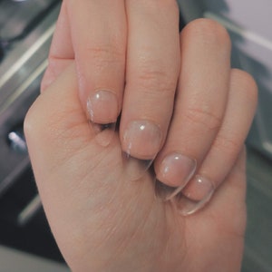 Glass Nails, Complete Set of 10 Nails