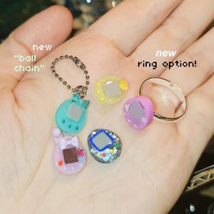 Customizable Charm- Inspired by Tamagotchi Y2K 90&#39;s - Miniature Replica - Fan Art- accessorize your Labubu