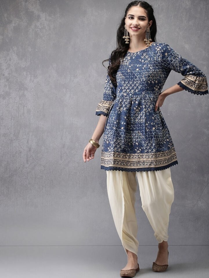 indigo kurtis
