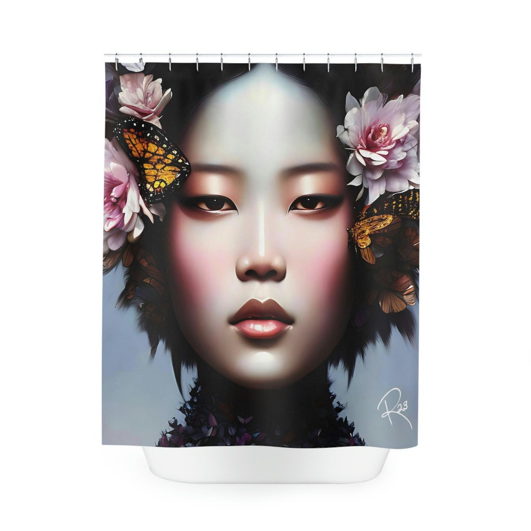 Housewarming Gift Bathroom Decor Bathroom Curtain Bathroom Etsy