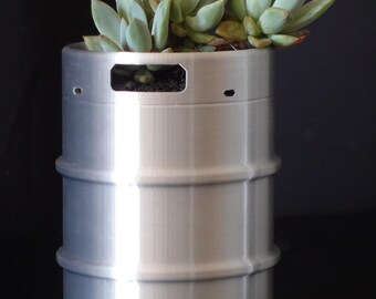 3D Printed Keg Planter: Versatile Succulent & Air Plant Holder