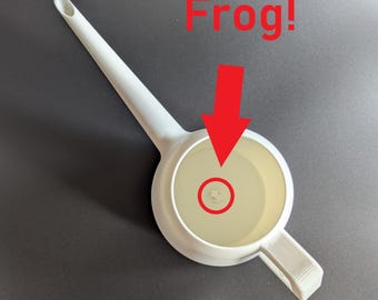 Indoor Watering Can - Frog on bottom - heart on handle