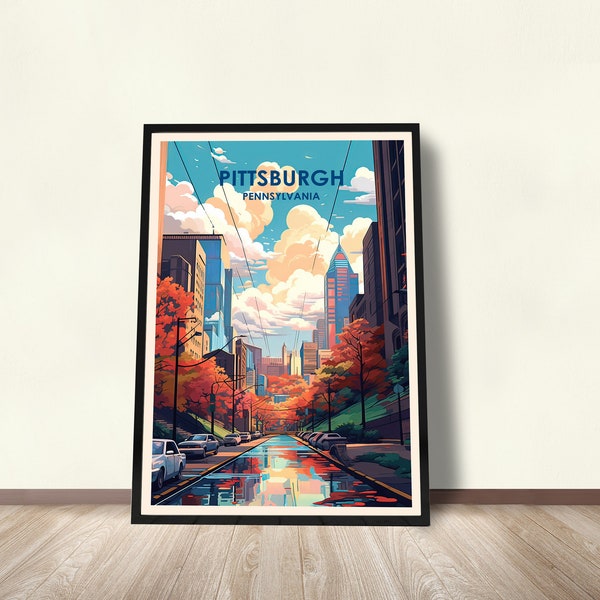 Pittsburgh Print Etsy