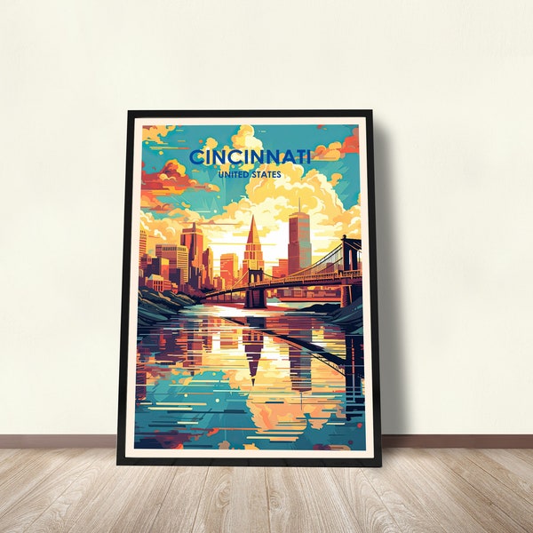 Cincinnati Print Etsy