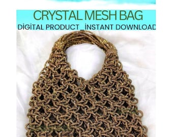 Tutorial per borsa in rete macramè in formato PDF