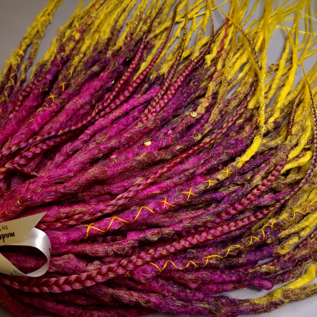 Crochet Dreads Purple Dreadlocks Crochet Hook Set Textured Dreadlocks