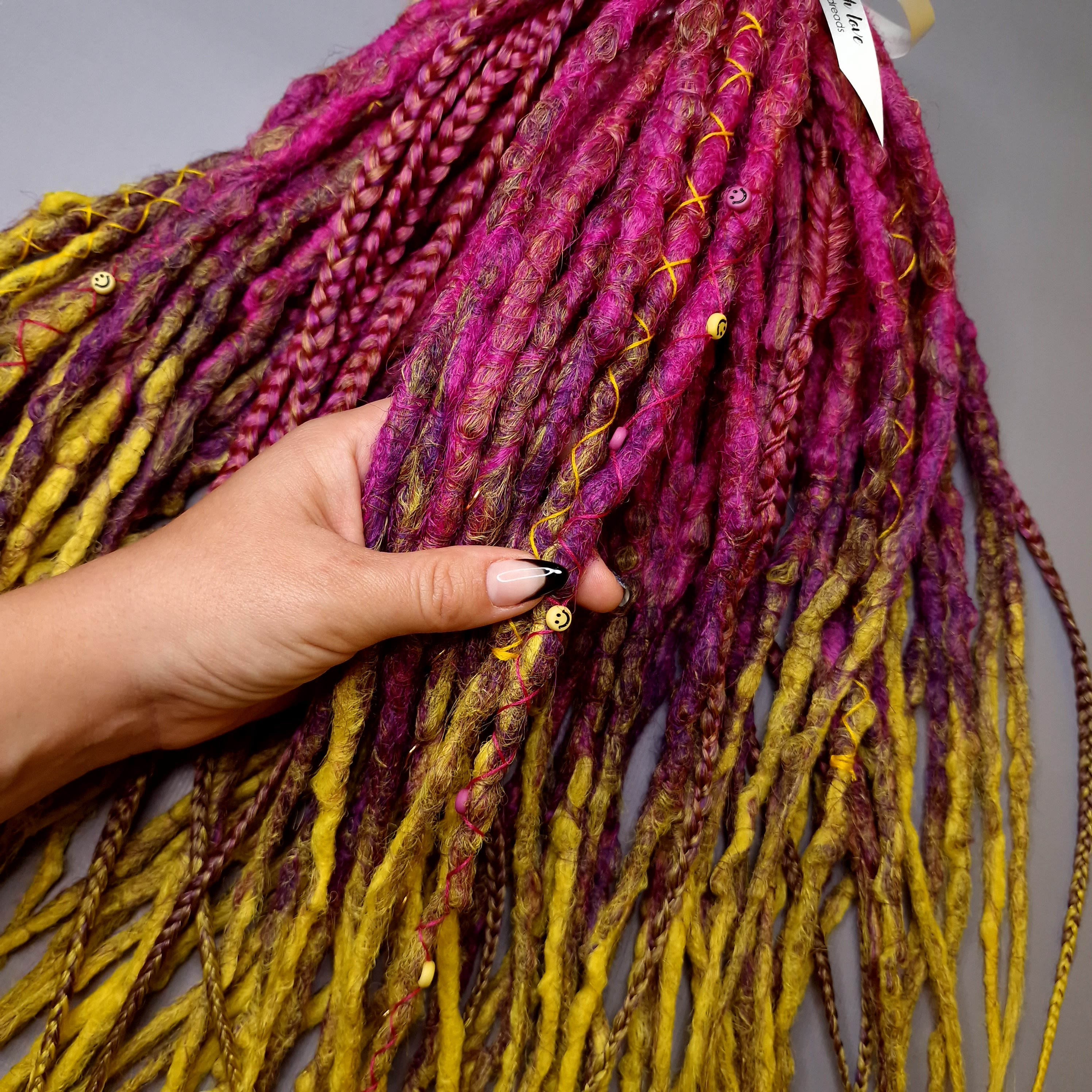 Crochet Dreads Purple Dreadlocks Crochet Hook Set Textured Dreadlocks
