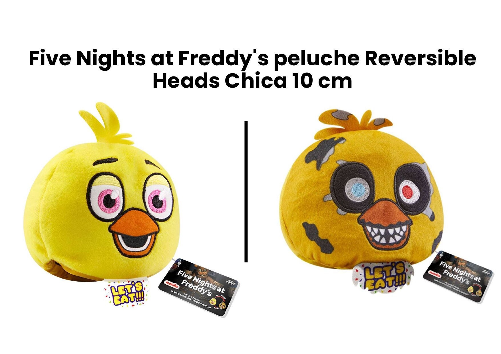 Five Nights At Freddys FNAF Keychain Figure 1.5 Withered Chica Yellow Bird