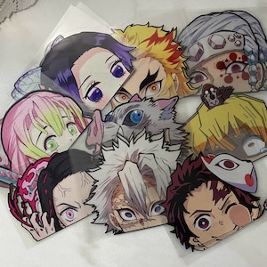 Anime Peeker Stickers | Peek | Laptop Stickers | Cars Vinyl Stickers | Bumper Stickers | Decals