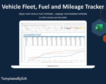 Vehicle Fleet, Fuel & Mileage Tracker