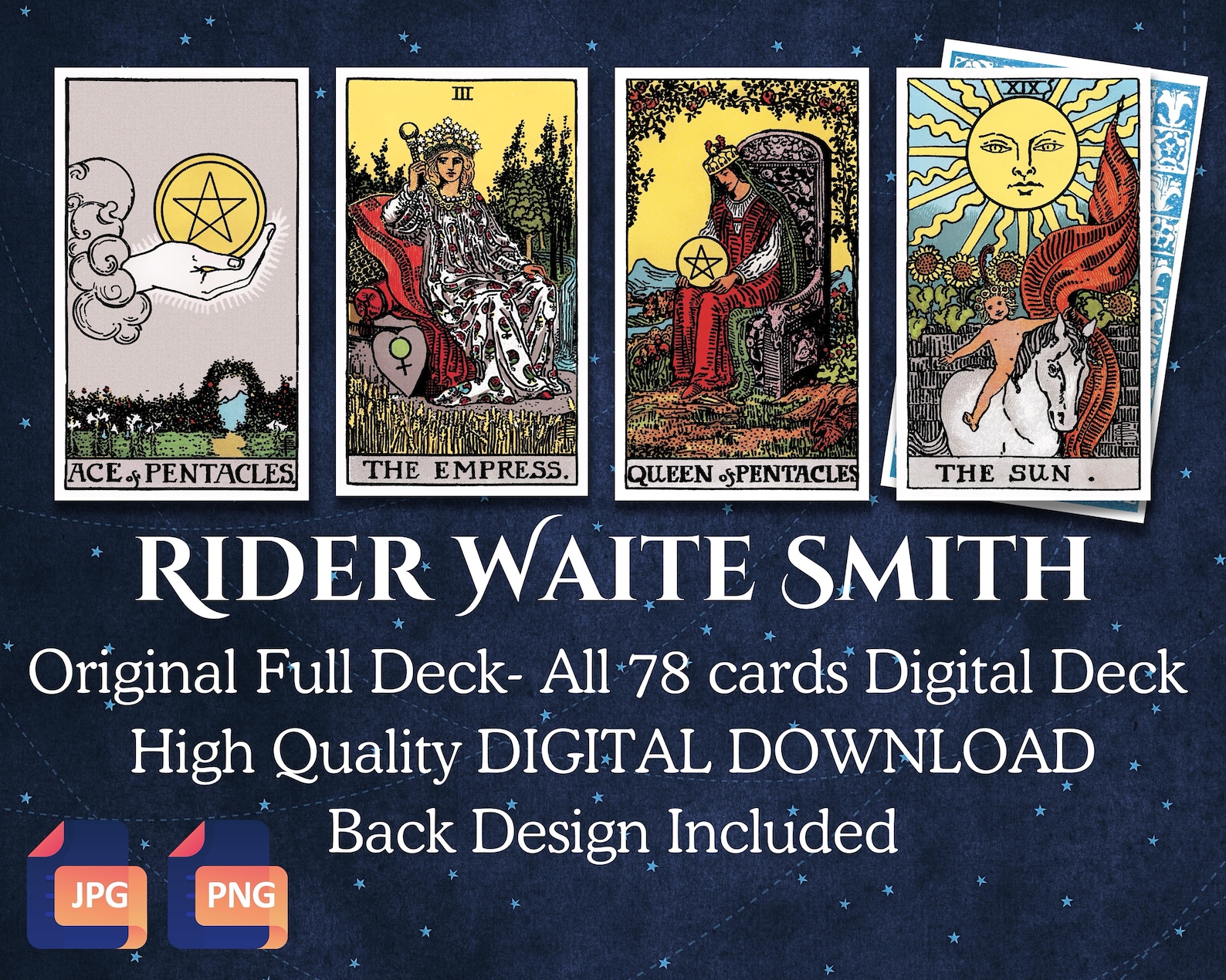 🌟 Phantom Tarot Deck – 78 Colorful Tarot Cards Based on Rider Waite System | 10.3 x 6 cm
