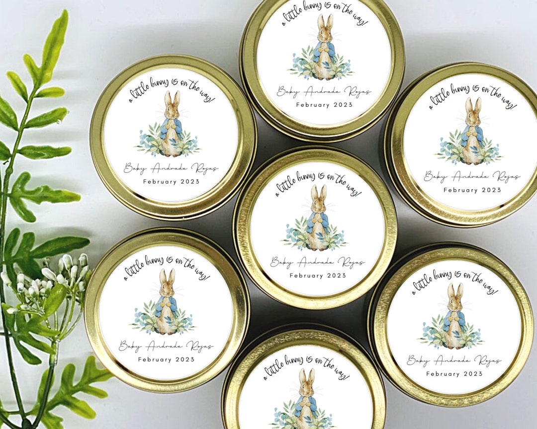 Peter Rabbit Baby Shower Favors - Peter Rabbit Baby Shower - Rabbit ...