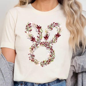 Easter Bunny Shirt, Floral Bunny Shirt, Easter Gift, Happy Easter Shirt, Cute Easter Shirt, Easter Floral Shirt, Funny Easter Shirt