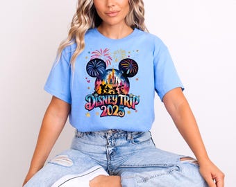 Disney Trip 2025 Shirt, Disneyland Shirt, Disney Family Vacation Shirt, Disney 2025 Gift Shirt, Magic World Shirt, Disney Castle Shirt