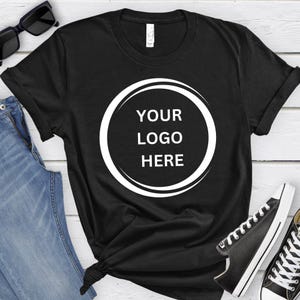Business Logo T-Shirt,Personalized Logo T-Shirt, Custom Logo T-Shirt,Your Logo Here,Personalized Tee, Custom Brand T-Shirt,Gift for Husband