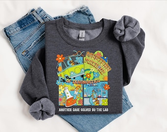 Mystery Machine of Diagnostics Sweatshirt, Lab Week 2025 Sweatshirt, Lab Gift, Funny Medical Lab Week Sweatshirt, Lab Tech Sweatshirt