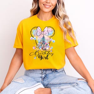 Disney Birthday Girl Shirt, Disney Birthday Family Vacation Shirt, Mickey And Friends Birthday Shirt, Disneyland Birthday Trip Shirt