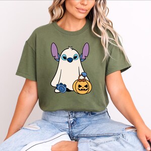 Stitch Halloween Shirt, Disneyland Halloween Shirt, Spooky Season Shirt, Halloween Shirt, Halloween Party Shirt, Stitch Ghost Shirt