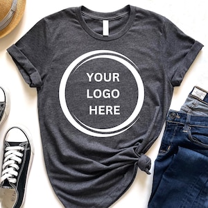 Business Logo T-Shirt,Personalized Logo T-Shirt, Custom Logo T-Shirt,Your Logo Here,Personalized Tee, Custom Brand T-Shirt,Gift for Husband