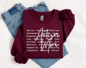 Autism Mama Sweater, Autism Acceptance Sweatshirt, Autism Awareness Gift, Autism Sweater, Autism Mom Crewneck, Autism Mom Gift, Autism Month