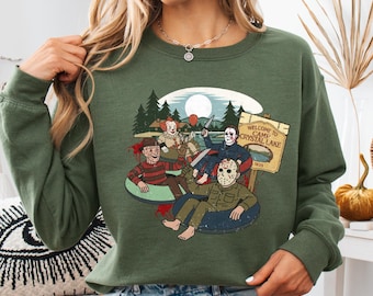 Halloween Horror Sweatshirt,Horror Movie Sweatshirt,Scary Movie Sweatshirt,Horror Character Sweatshirt,Halloween Movie,Gift for Halloween