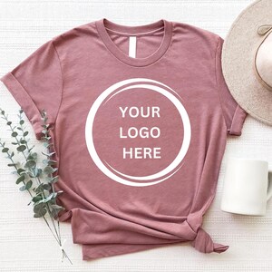 Business Logo T-Shirt,Personalized Logo T-Shirt, Custom Logo T-Shirt,Your Logo Here,Personalized Tee, Custom Brand T-Shirt,Gift for Husband