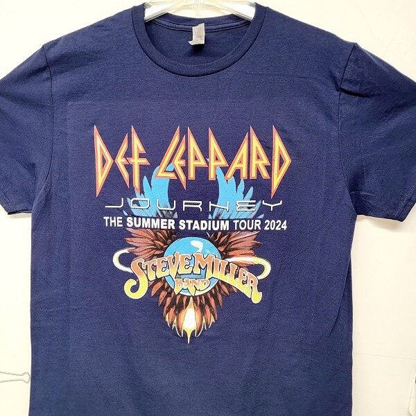 Def Leppard And Journey 2024 The Summer Stadium Tour Shirt XXL