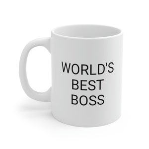 Coffee Cup, WORLD&#39;S BEST BOSS, Office Mug