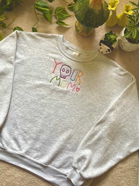 KIDCORE Embroidered Crew Neck Sweatshirt!