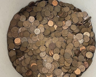 1 LB Canadian Pennies – Pre-1996 Copper Mix | Unsearched Lot | Stackers & Collectors