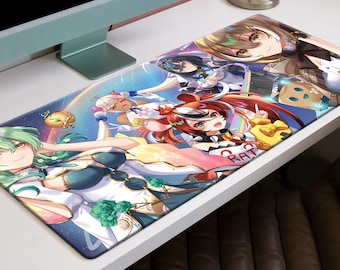 Hololive Fauna ceres, Baelz, Mumei, Kronii, Sana Mouse Pad, Desk Pad Gaming Keyboard Mat