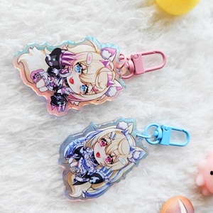 Hololive EN Advent Fuwamoco Shiori Bijou Nerissa Keychain