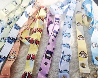 Hololive gura ame Calli Kiara Suisei Fauna Lanyards