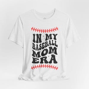 Baseball Mom Tee - Perfect for Game Days, Gifts for Sports Moms, Soft Comfortable Shirt, Unisex Summer Casual Wear, Great for Mother&#39;s Day!