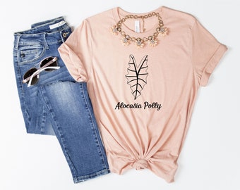 Alocasia Polly Plant Shirt: Plant Lover Gift