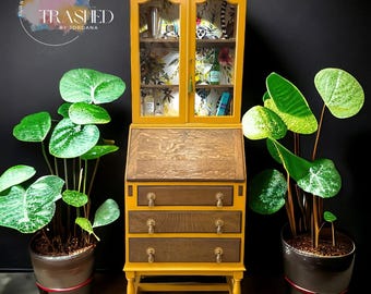 SOLD, Do Not Purchase, Vintage, Mid Century, Bureau, Cabinet with drawers, Writing Desk