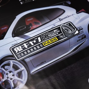 Camber Gang Inspection Sticker | JDM Car Sticker | Vinyl Decal