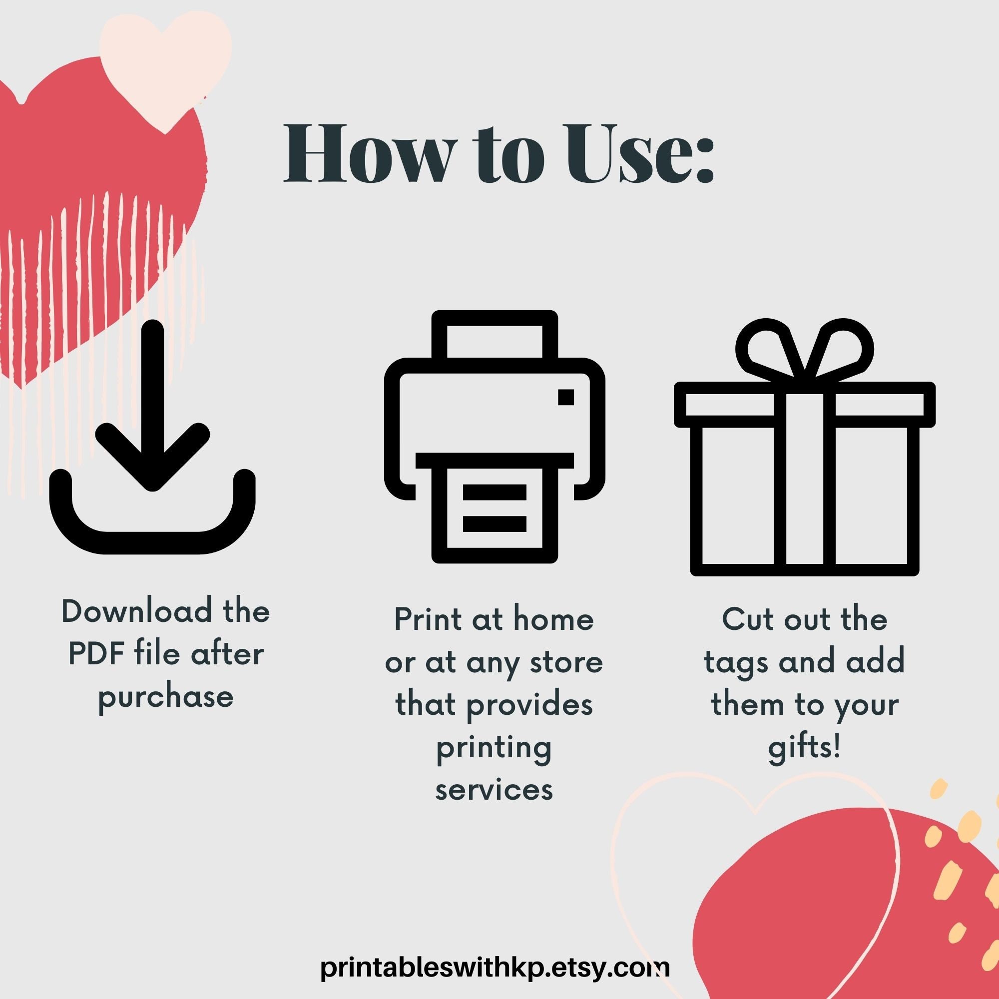Printable Valentines Gift Tags For Kids Coworkers Teachers Friends Classroom Valentines Day
