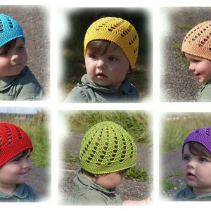 CROCHET INSTRUCTIONS MAYA summer hat, crochet mesh hat from size 38-57 cm head circumference, instructions in German image 2