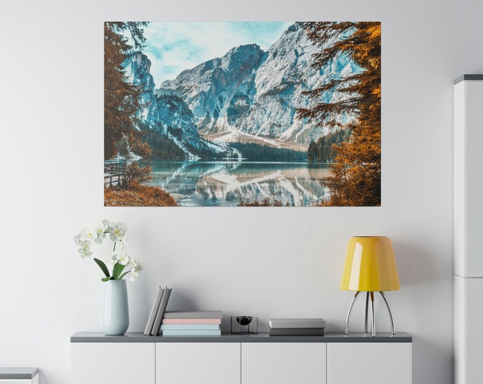 Landscape Matte Canvas | Stretched | 1.25" | Wall Art | Home Décor | Print | Abstract Art | Living Room | Wall Hanging