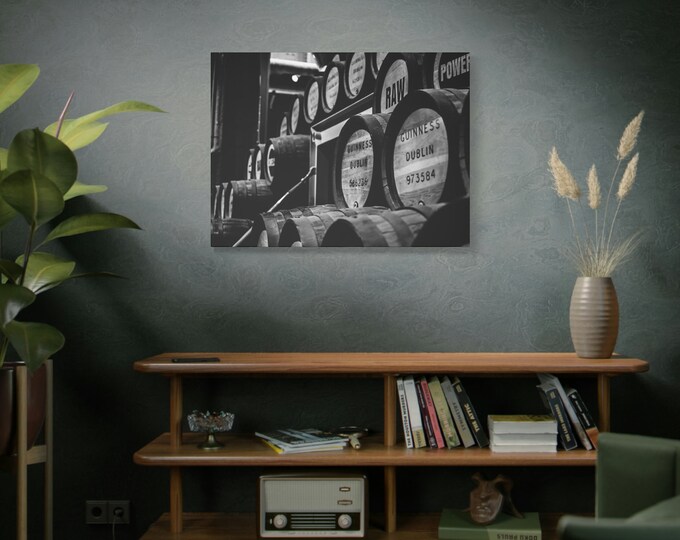 Matte Canvas | Stretched | 1.25" | Wall Art | Home Décor | Print | Abstract Art | Living Room | Wall Hanging | Bourbon