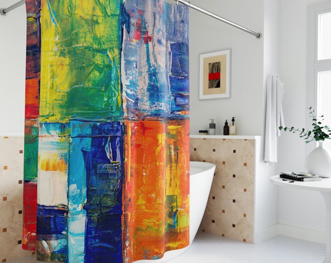 Abstract Art Shower Curtain