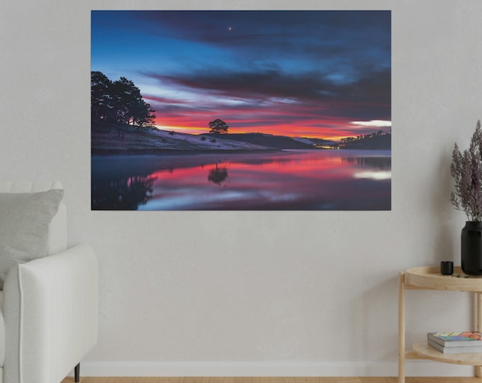 Landscape Matte Canvas | Stretched | 1.25" | Wall Art | Home Décor | Print | Abstract Art | Living Room | Wall Hanging