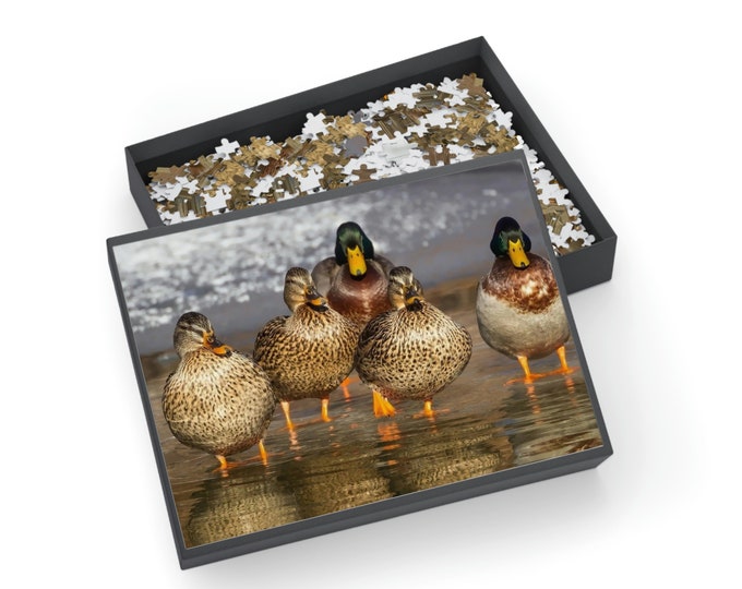 Ducks JigSaw Puzzle 96, 252, 500, 1000 Piece | Christmas Gift | Puzzle | Holiday Gift | Adult Puzzle