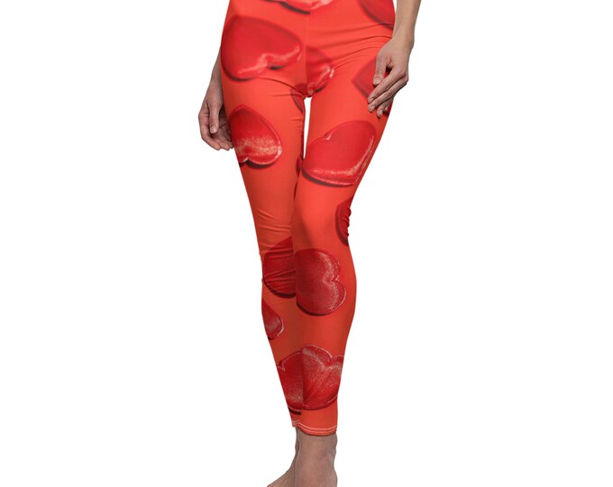 Women's "Hearts" Casual Leggings