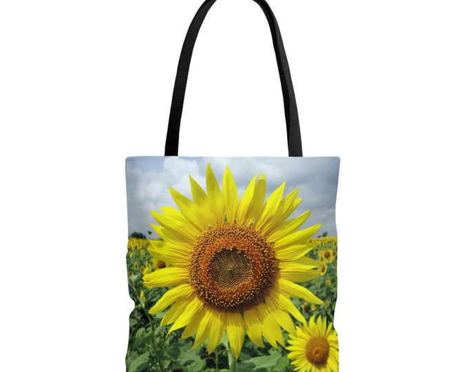 Flower Tote Bag | Flowers | Landscape | Shoulder Bag | Women | Ladies | Girls | Purse | Adult Bag
