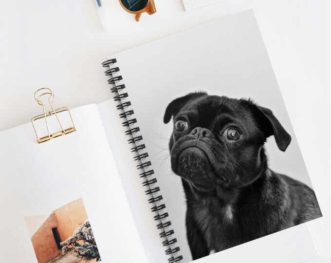 Colorful Puppy Spiral Ruled Line Notebook | Spiral Notebooks | Journal | Growth | Self-Care Diary | Spiral Journal | Kids Notebook