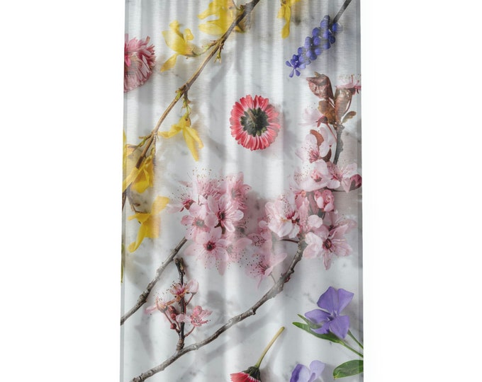 Abstract Art Window Curtain