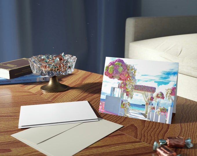 Greeting cards (8, 16, and 24 pcs) |Wedding Card  | Invitation | Wedding | Cards | Card Set| Engagement | Announcement